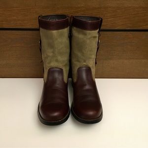 Awesome Durango Leather/Canvas Boots like new!
